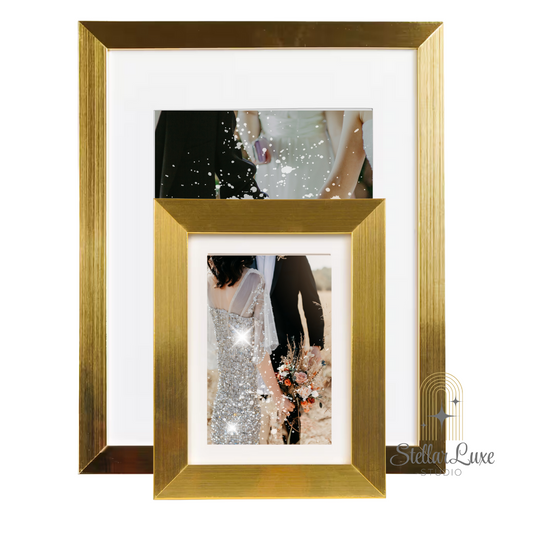 Gold Matted Frame